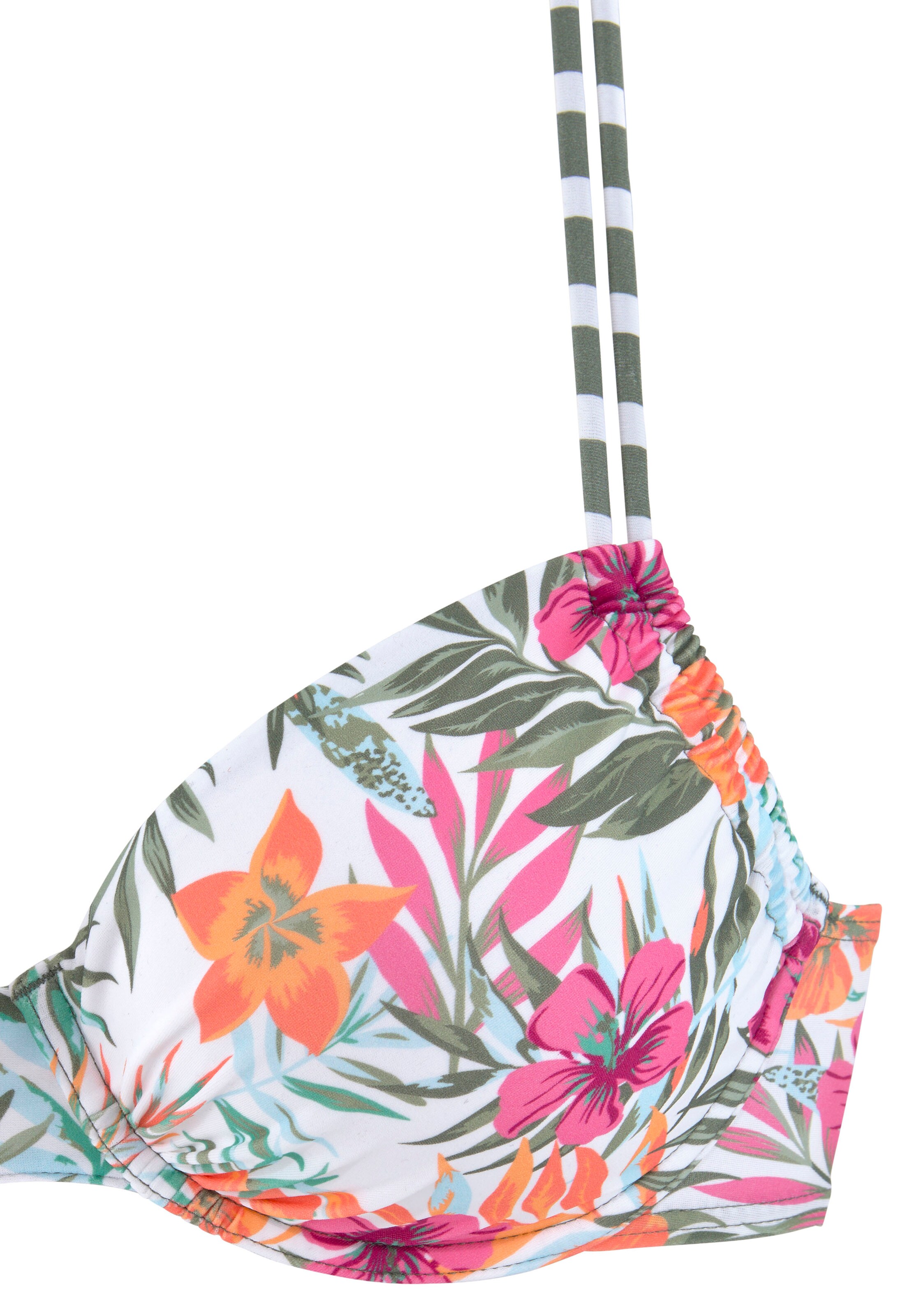 VENICE BEACH Push-up Bikinový top 'Summer' - Biela