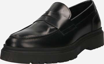 BiancoSlip On cipele 'TEMPO ' - crna boja: prednji dio