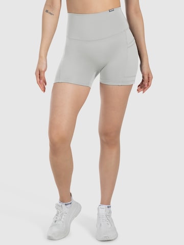 Coupe slim Leggings 'Lissa' Smilodox en gris : devant