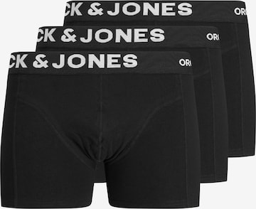 JACK & JONES Boxer shorts 'Fox' in Black: front