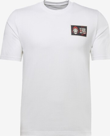 Reebok Shirt 'La Casa De Papel' in White: front