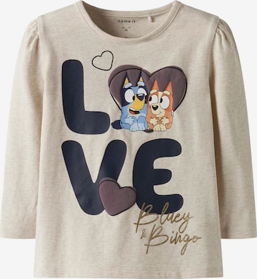 NAME IT Shirt in Beige: voorkant