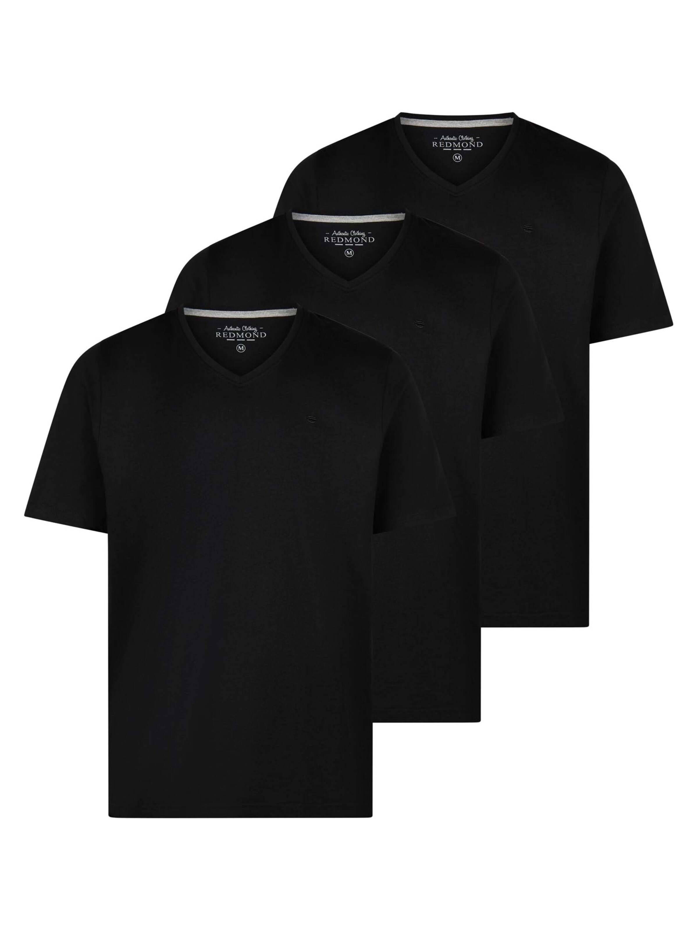 redmond Shirt 'Basic' in Black: front