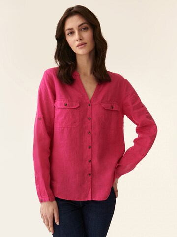 Camicia da donna 'JUSTYNA' di TATUUM in rosa: frontale