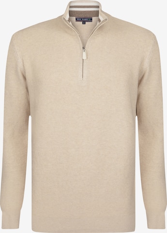 Pull-over Felix Hardy en beige : devant