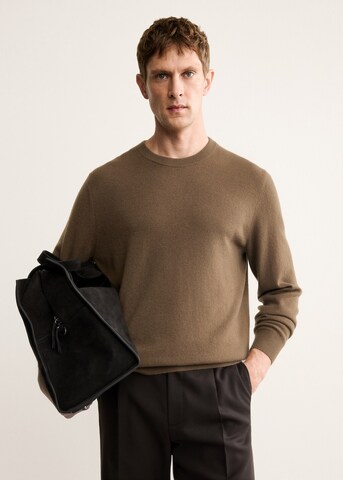 MANGO MAN Sweater in Brown