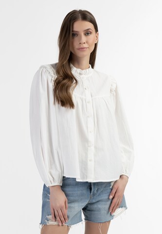 DreiMaster Vintage - Blusa en blanco: frente