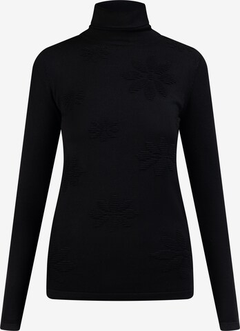 Pull-over Usha en noir : devant