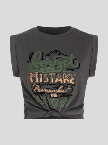 T-shirt Hiccup en gris : devant