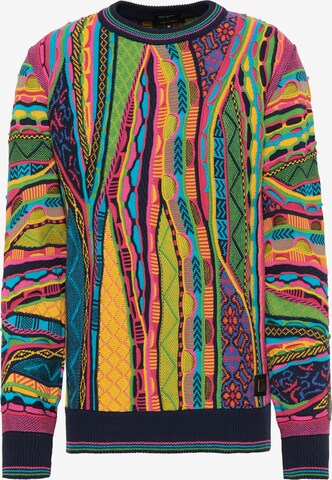 Carlo Colucci Sweater ' Catizone ' in Mixed colors: front