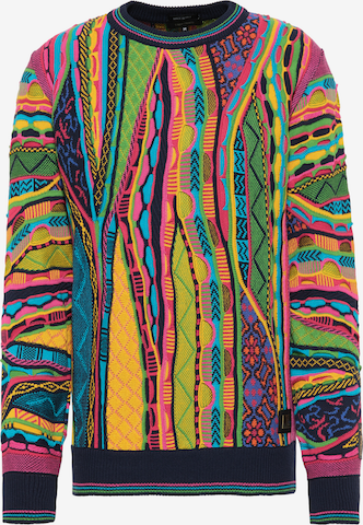 Carlo Colucci Trui ' Catizone ' in Gemengde kleuren: voorkant