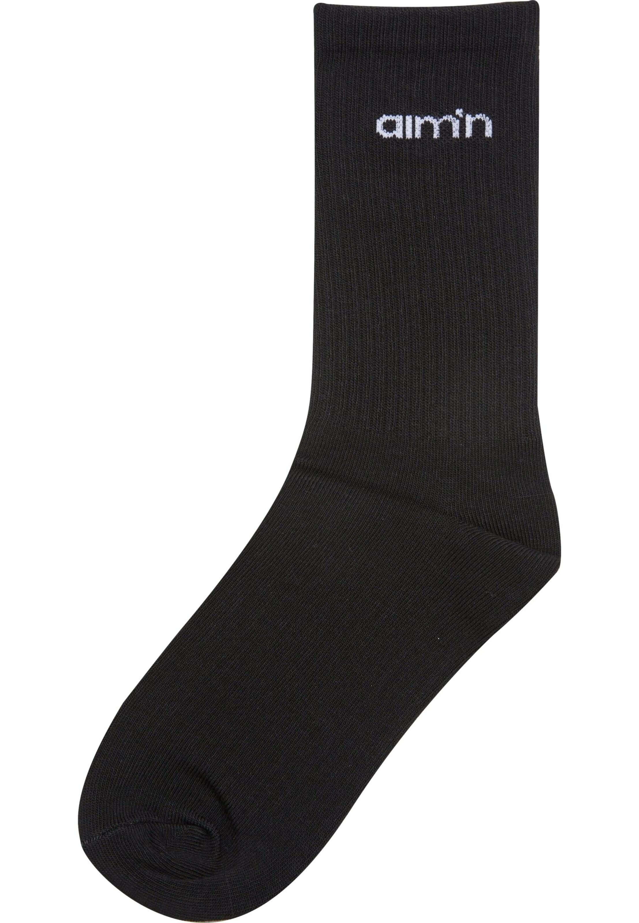 Aim'n Къси чорапи 'AMN-243-ACC -22080030-010' в черно