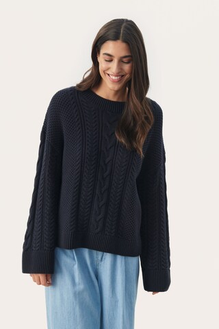 Pull-over 'Florcita' Part Two en bleu : devant