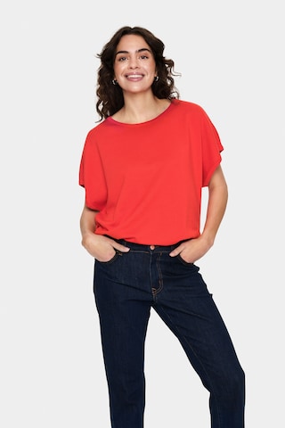 SAINT TROPEZ Pullover 'Mila' in Rot: Vorderseite