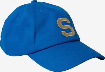 Casquette 'Winston' SELECTED HOMME en bleu : devant