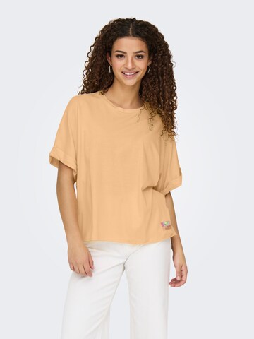 ONLY - Camiseta 'ONLMINNA' en marrón: frente