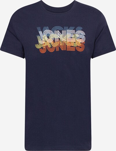 JACK & JONES T-Krekls 'POWER', krāsa - zils / tumši zils / dzeltens / oranžs / balts, Preces skats