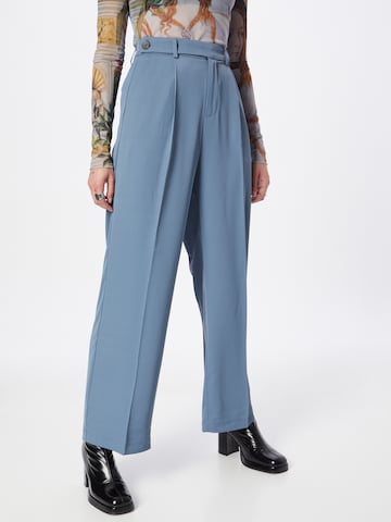 Grace & Mila Zvonové kalhoty Kalhoty s puky 'GEORGES' – modrá: přední strana