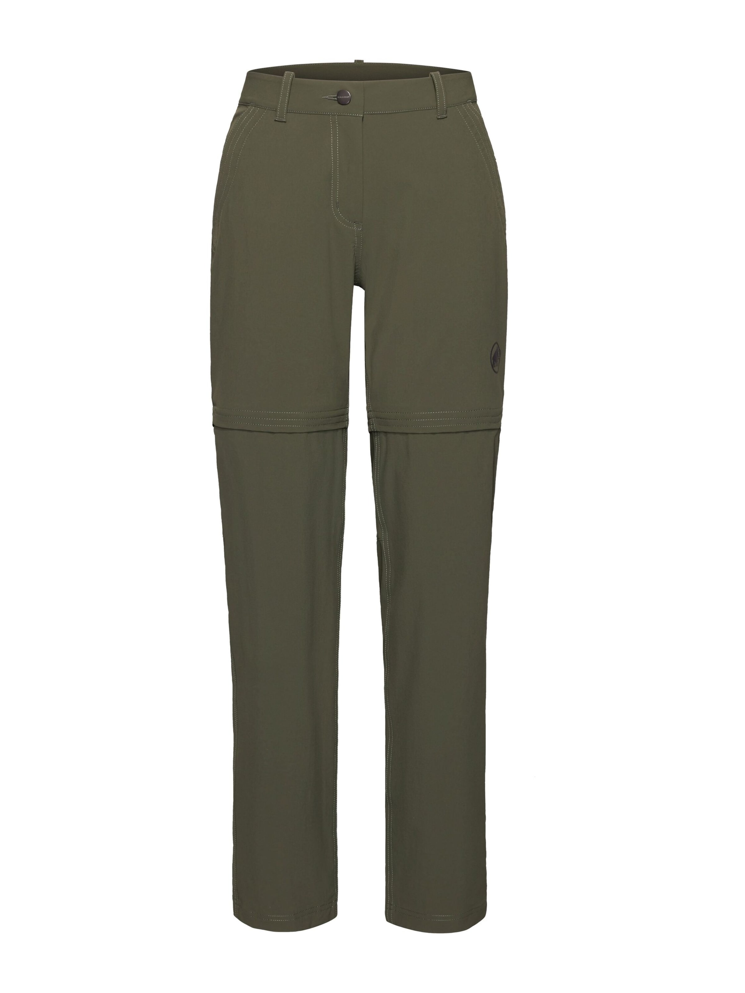 MAMMUT Outdoor Pants in Green: front