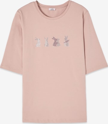 T-shirt oltre en rose : devant