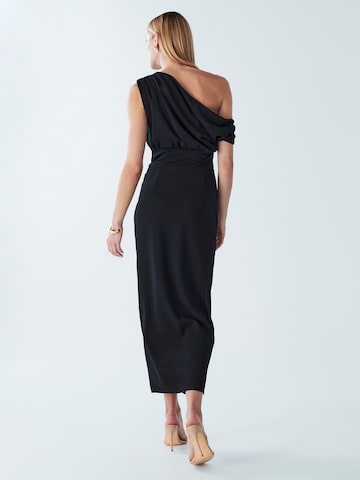 BWLDR - Vestido de festa 'Rhodia' em preto: atrás