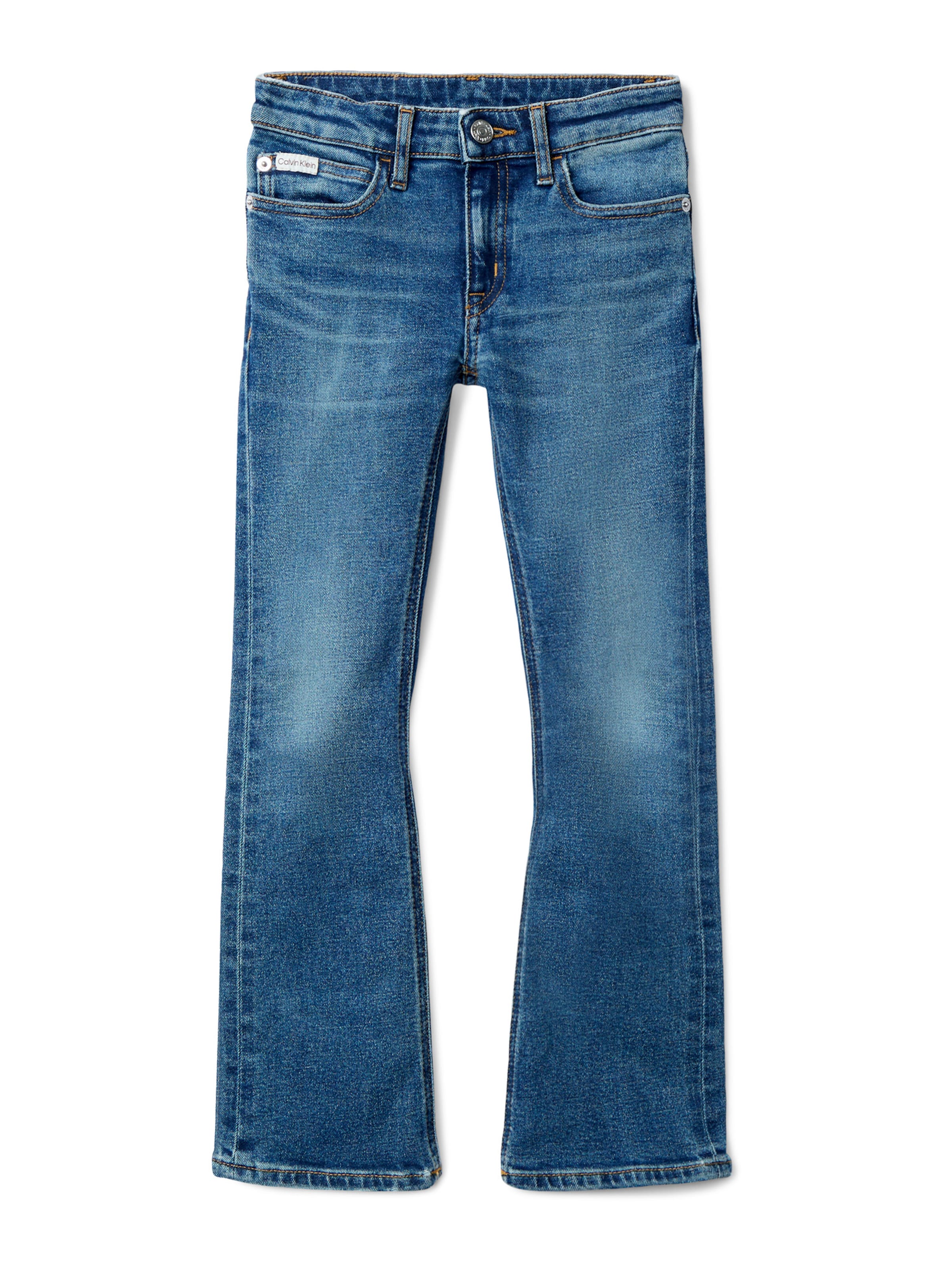 Calvin Klein Jeans Zvonový Džíny – modrá: přední strana