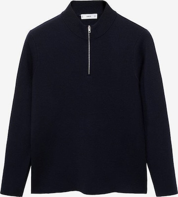 MANGO MAN Pullover 'Luxusp' in Blau: Vorderseite