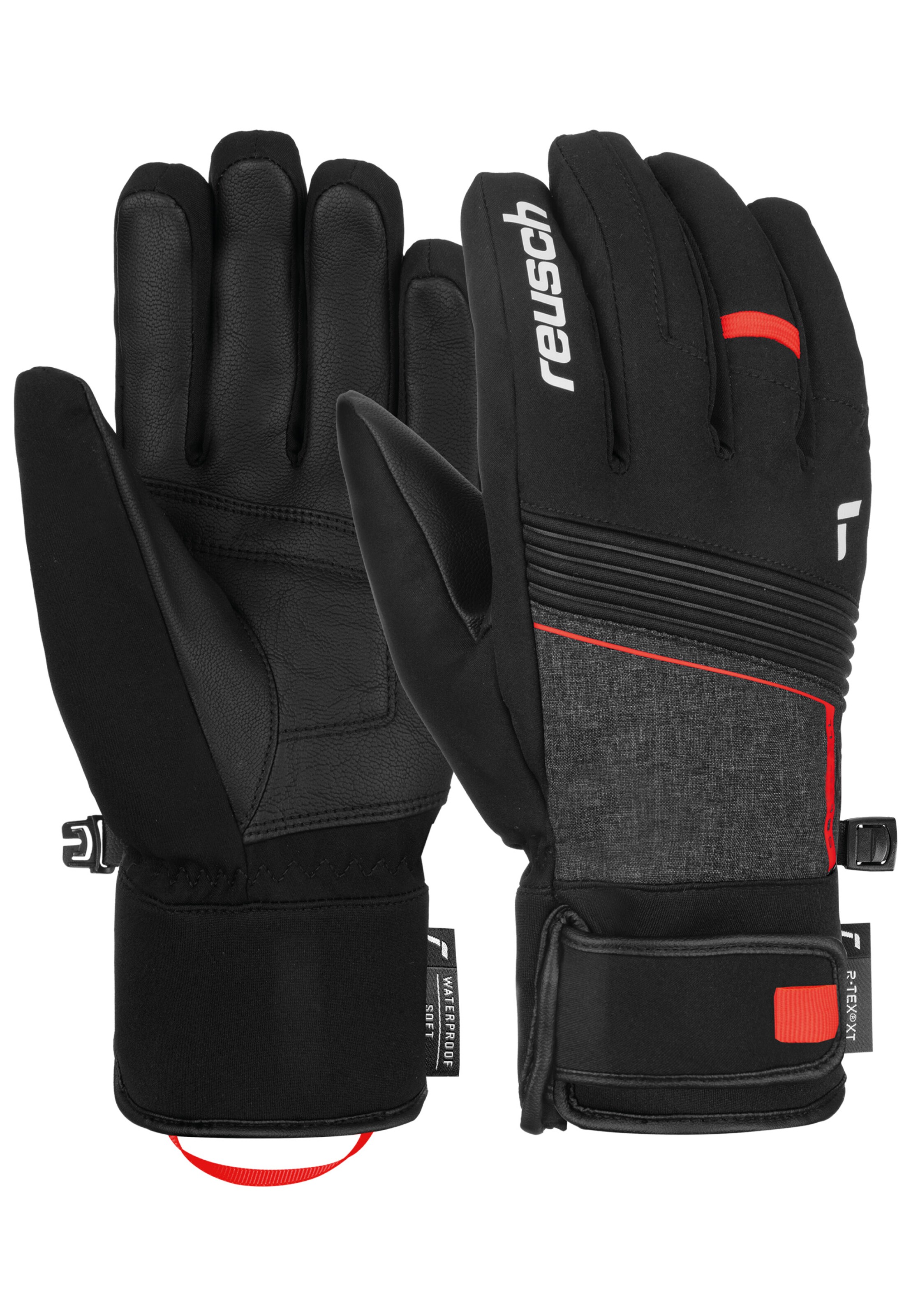 REUSCH Fingerhandschuhe 'Louis R-TEX® XT' in Rot: Vorderseite