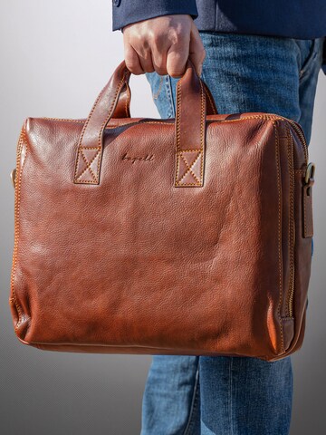 bupell Briefcase 'Ortensio' in Brown