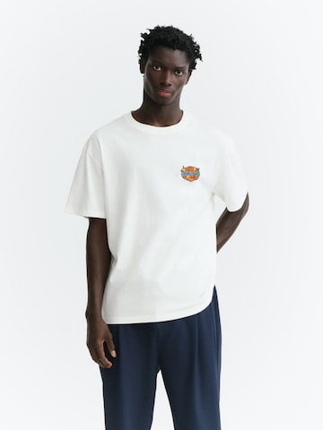 Thinking MU Shirt 'AARON' in Wit: voorkant