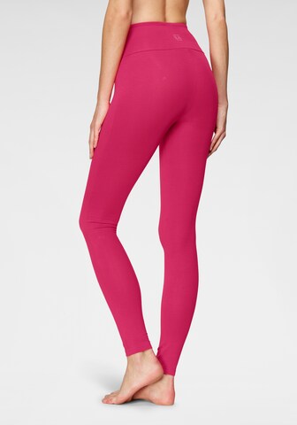 LASCANA Skinny Legginsy w kolorze różowy