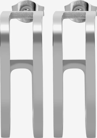 Akzent Earrings 'Vilja, hautverträglich' in Silver: front