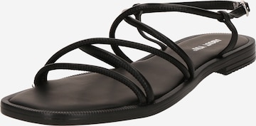 juoda ABOUT YOU Basutės su dirželiais 'Malin': priekis