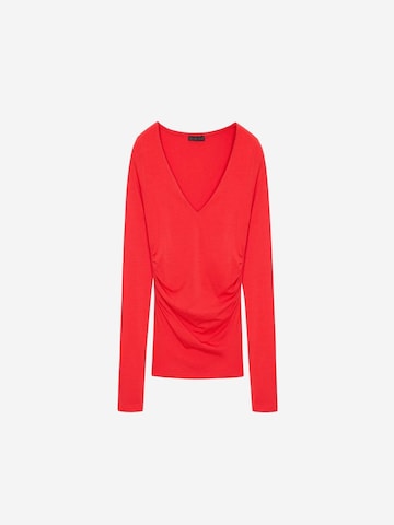 Dilvin - Blusa 'Blusen' em vermelho