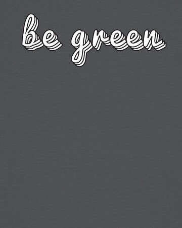 T-shirt 'Be green' Watapparel en gris