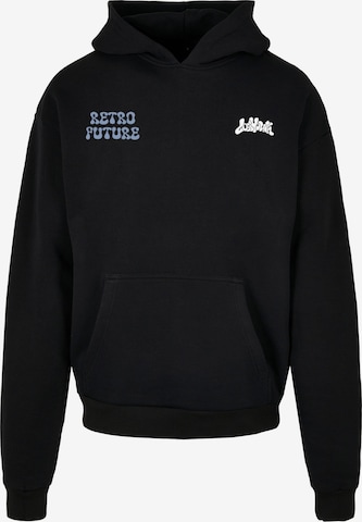 Lost Youth Sweatshirt 'Dreamy Universe' in Black: front