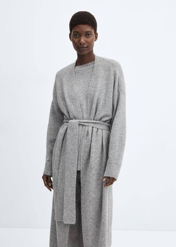 MANGO Knit Cardigan 'Camila' in Grey