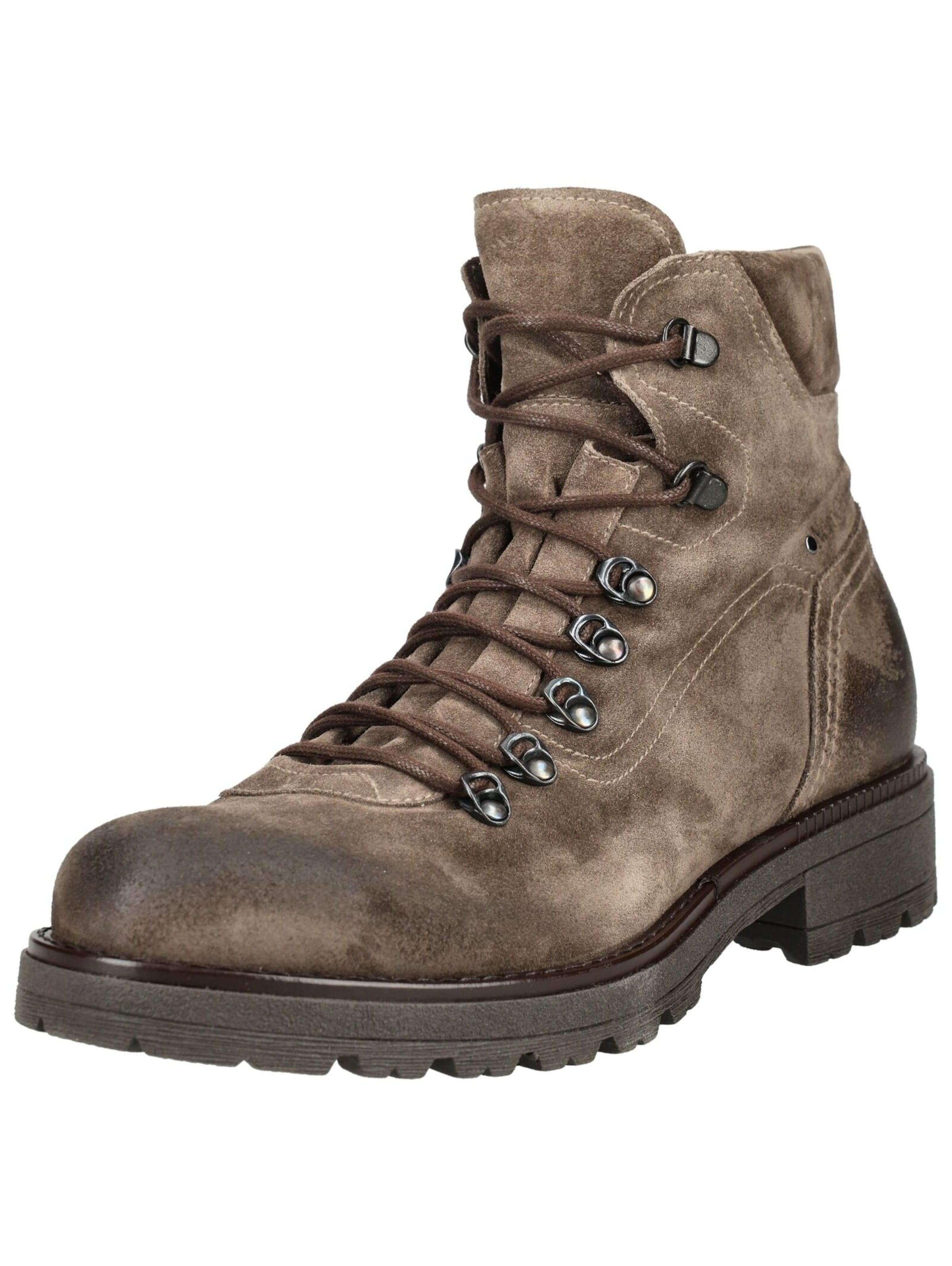 Bottes à lacets Nero Giardini en marron : devant