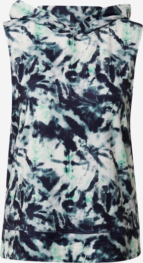 Marika Sporttop in creme / mint / violettblau, Produktansicht