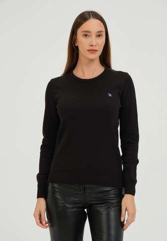 Giorgio di Mare Sweater in Black: front