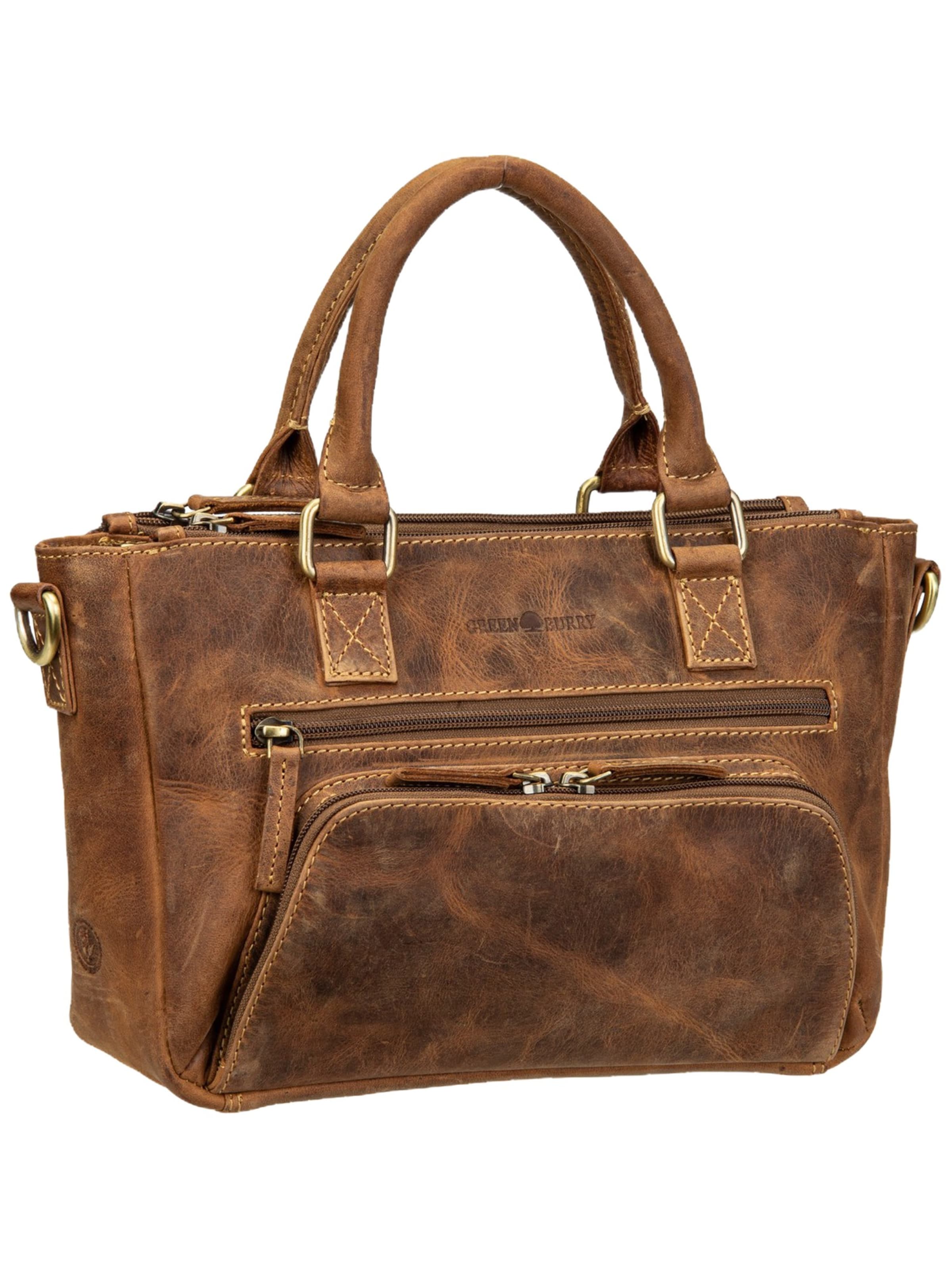 GREENBURRY Handtasche in One Size in dunkelbraun, Produktansicht