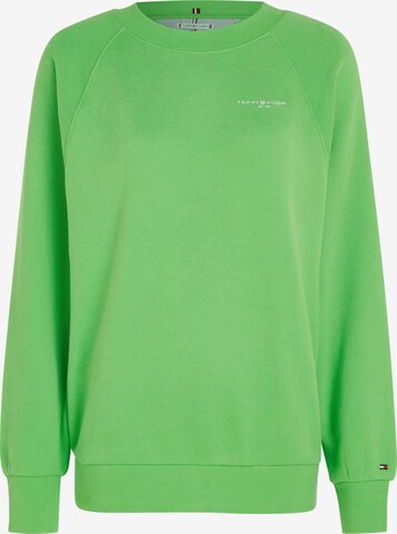 TOMMY HILFIGER Majica | zelena barva: sprednja stran