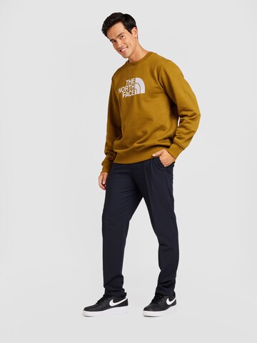 Felpa 'DREW PEAK' di THE NORTH FACE in giallo