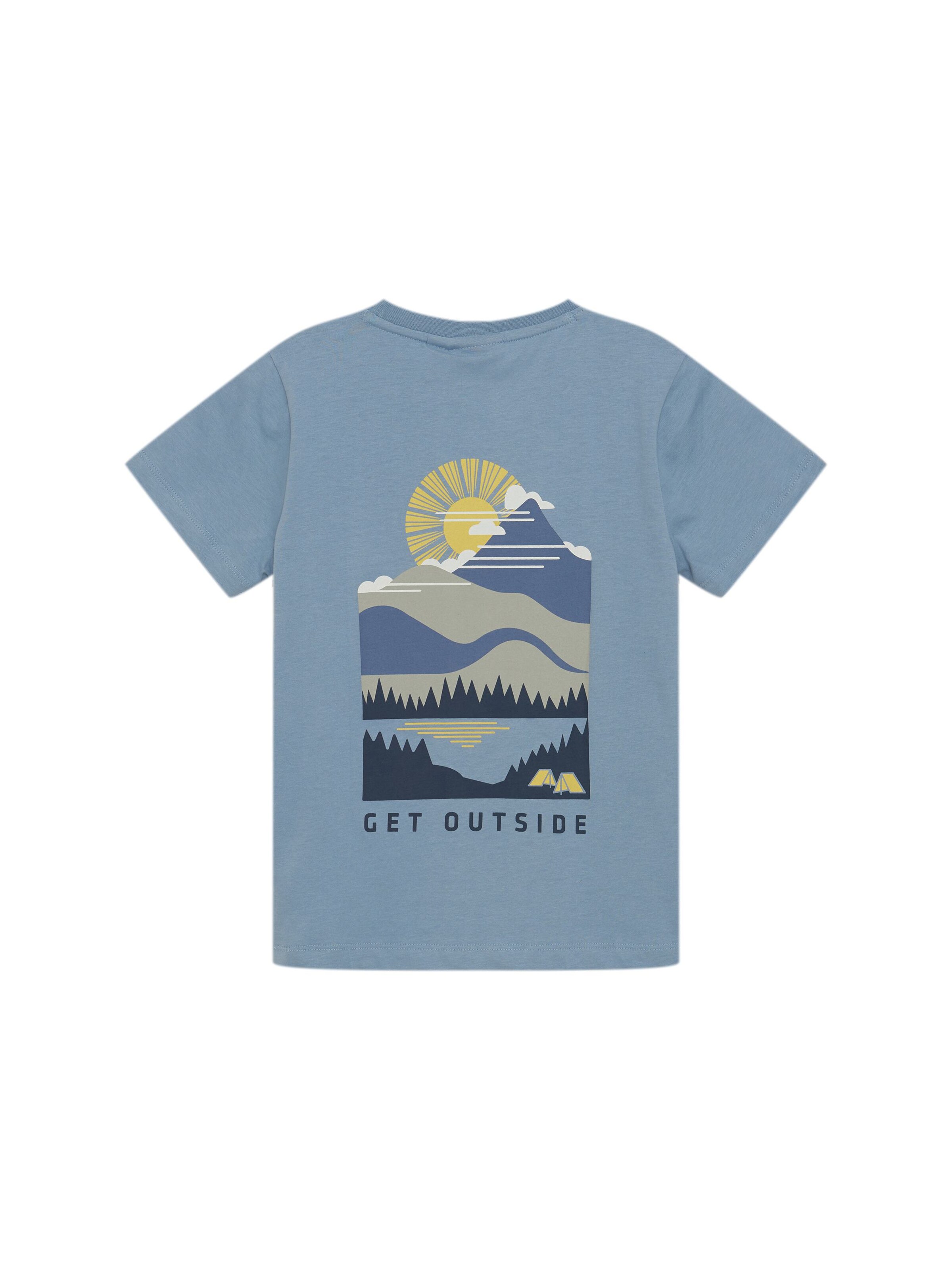 Maglietta ' COT-shirt mit Backprint' di COLOR KIDS in blu