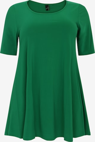 Yoek Shirt 'Tess' in Groen: voorkant