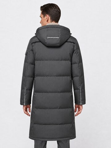 ALLTHEMEN Winter Coat 'Flaum' in Grey