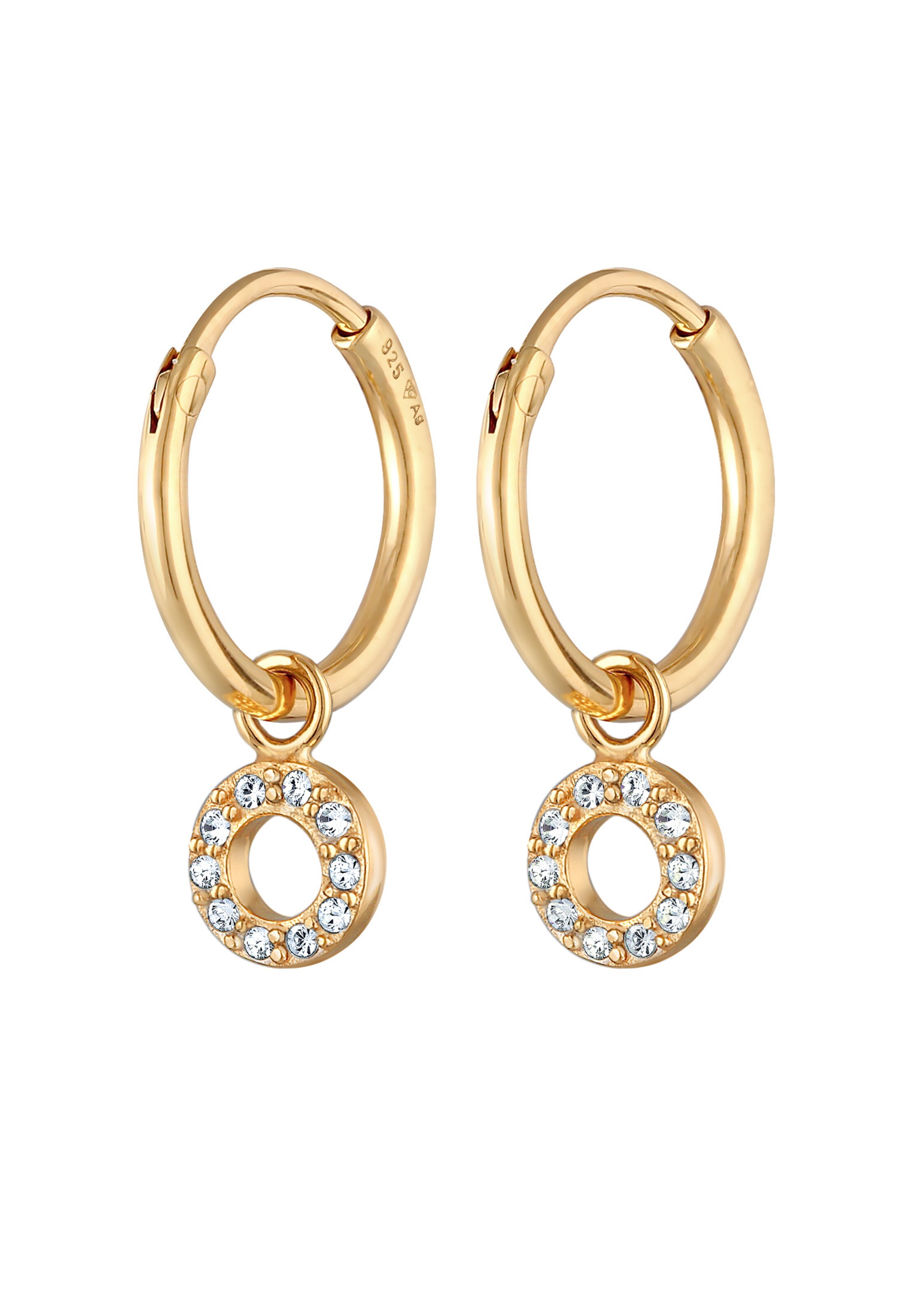 ELLI Earrings in Gold: front