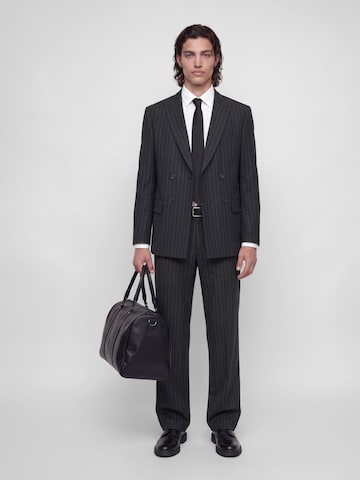JACK & JONES - Slimfit Pantalón de pinzas 'MARTIN' en negro