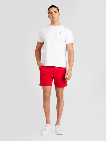 Polo Ralph Lauren regular Παντελόνι 'PREPSTERS' σε κόκκινο