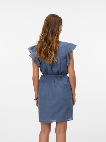 VERO MODA Jurk 'VMTrine' in Blauw